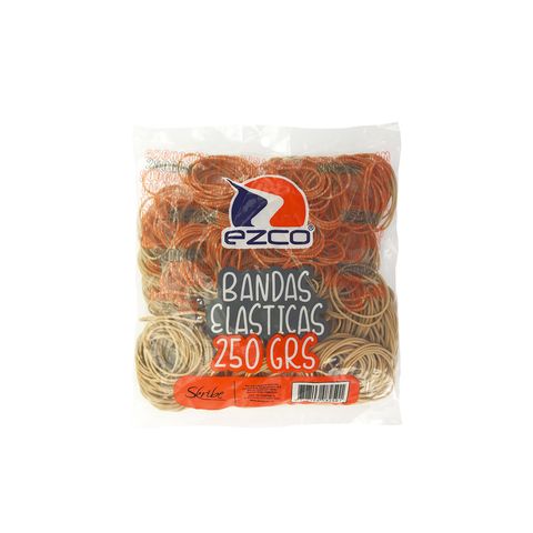BANDAS ELASTICAS 250GRS EN BOLSA EZCO - 608250