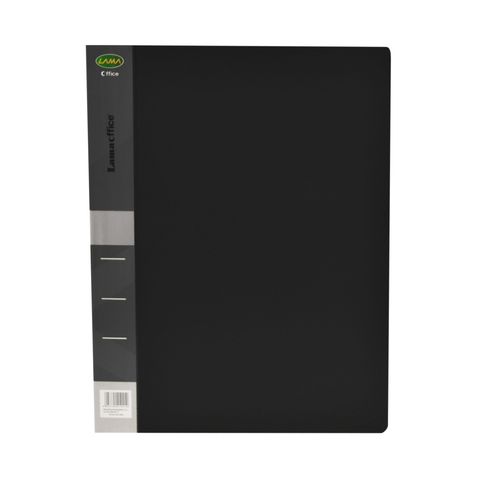 CARPETA A4 20 FOLIOS OPACA X UNIDAD LAMA - FM20 NEGRO