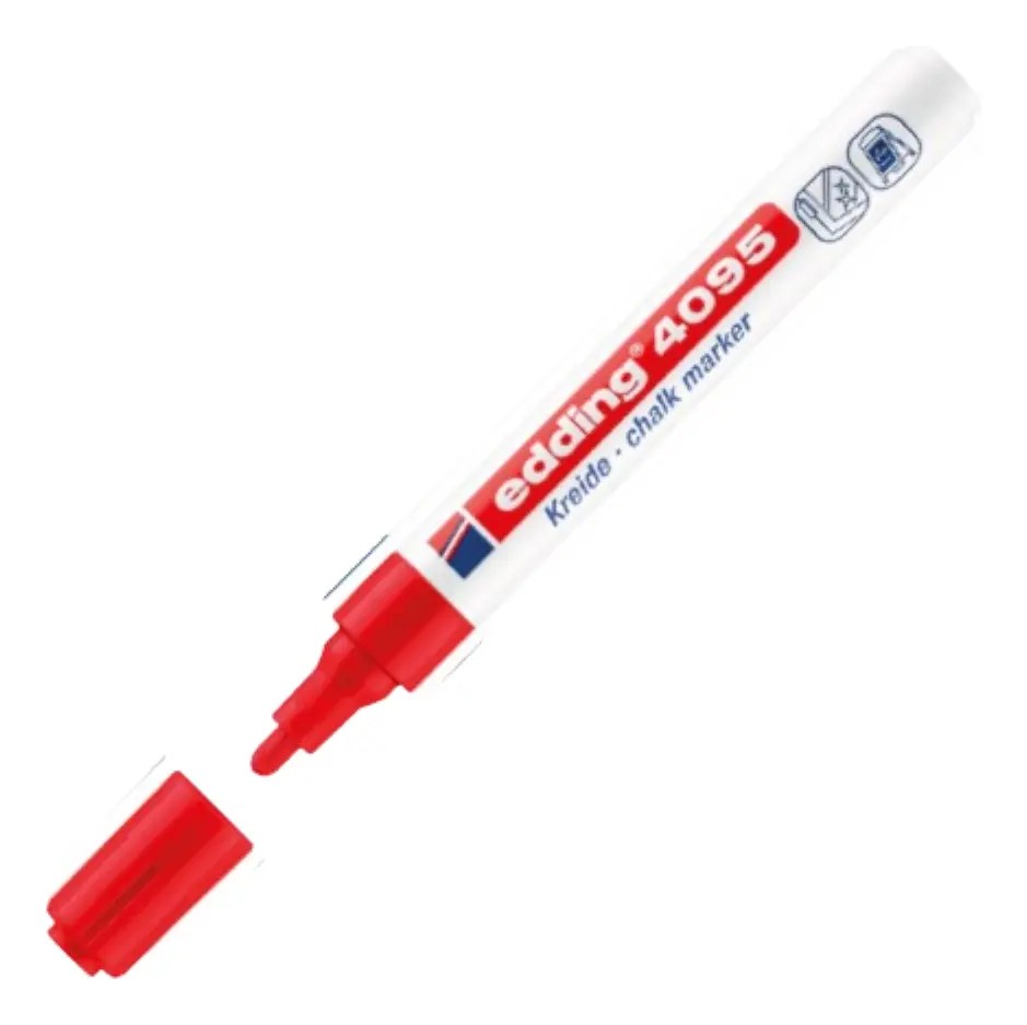 MARCADOR EDDING 4095 ROJO