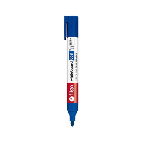 [100001001011] MARCADOR PARA PIZARRA PUNTA REDONDA 058 AZUL