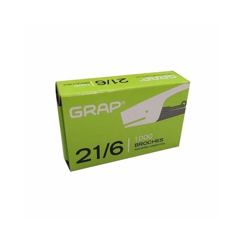 [100001005009] BROCHE 21/6 CAJA X1000 UNIDADES GRAP - 556