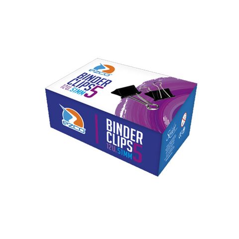 [100001002017] APRIETA PAPELES BC NEGRO N°5 51MM CAJA X12 EZC