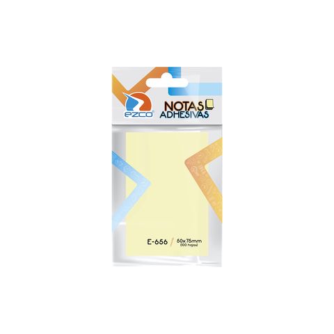 [100001002023] NOTAS AUTOADHESIVAS E-656 50X75MM 100 HOJAS E