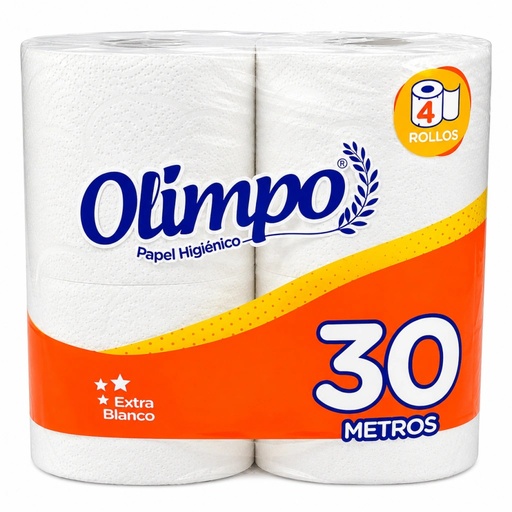 [100002001001] PAPEL HIGIENICO OLIMPO 4 X 30 MTS (Unidad)